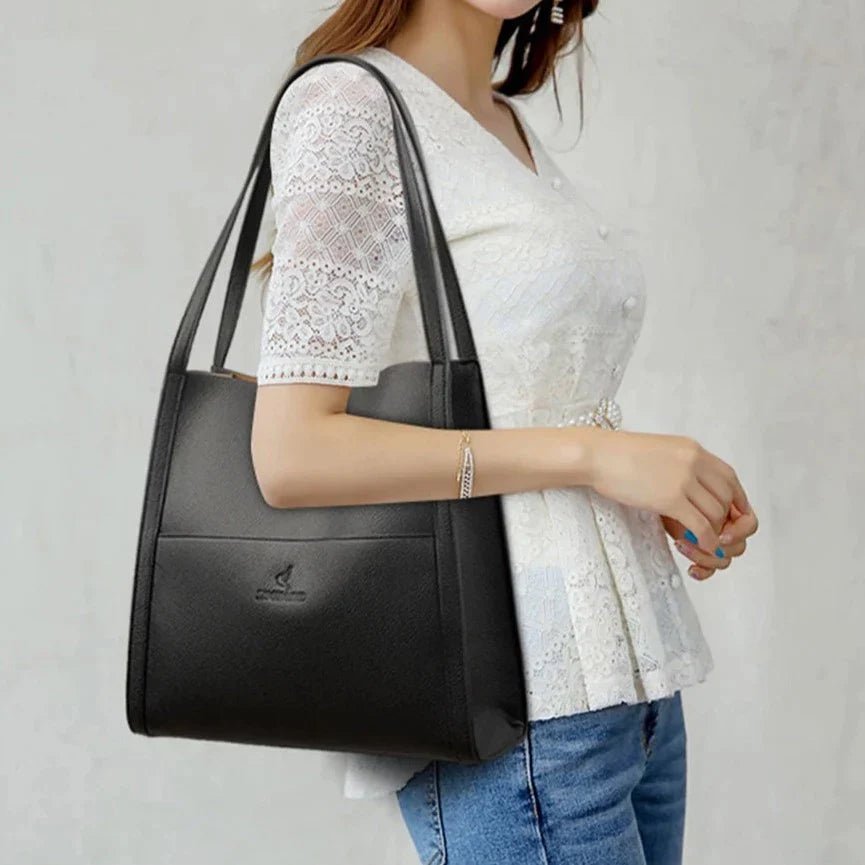 City Luxe Tote – The Stylish Shoulder Bag With Serious Storage - E - moda