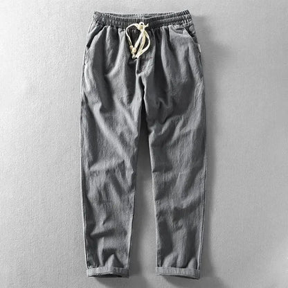Solaro – Relaxed Linen Trousers - E - moda