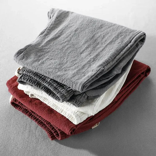 Solaro – Relaxed Linen Trousers - E - moda