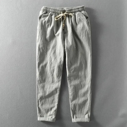 Solaro – Relaxed Linen Trousers - E - moda