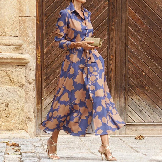 Aloré – Elegant V - Neck Dress - E - moda