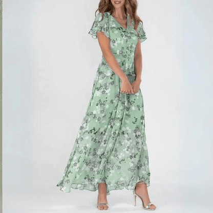 Milaya – V - Neck Summer Dress - E - moda