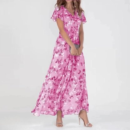 Milaya – V - Neck Summer Dress - E - moda