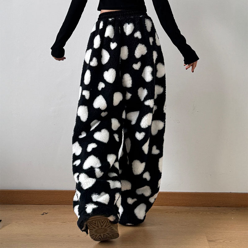 Heartloom – Cozy Teddy Fleece Trousers - E - moda