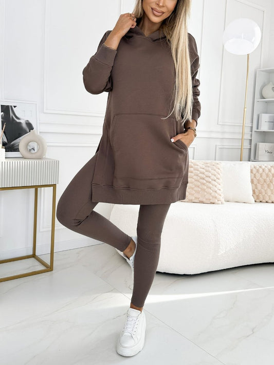 UrbanEase Set – Hoodie & Padded Leggings Combo - E - moda
