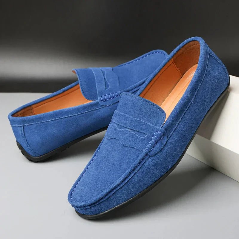 Lunaro – Classic Suede Loafers - E - moda