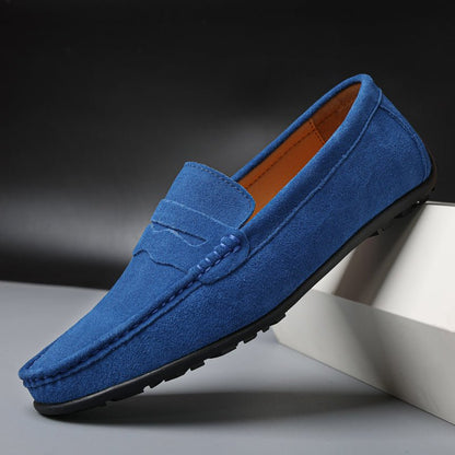 Lunaro – Classic Suede Loafers - E - moda