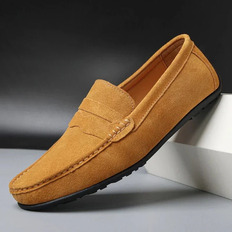 Lunaro – Classic Suede Loafers - E - moda
