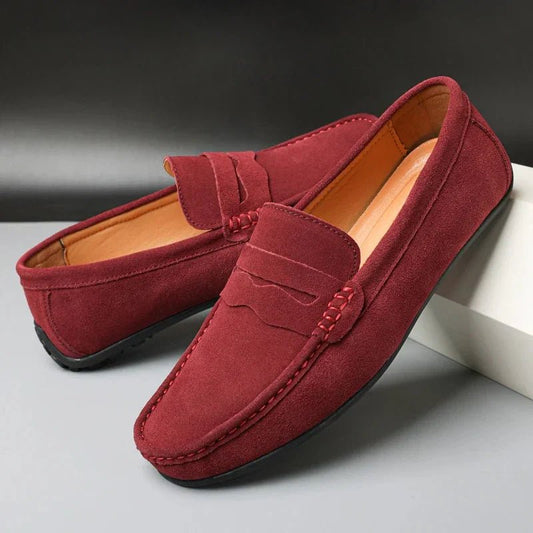 Lunaro – Classic Suede Loafers - E - moda
