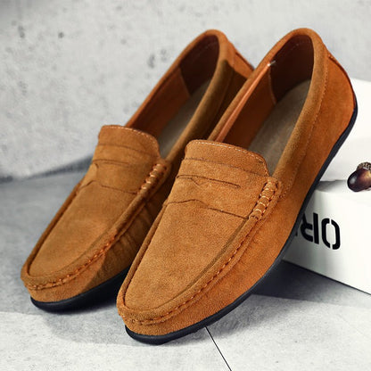 Lunaro – Classic Suede Loafers - E - moda