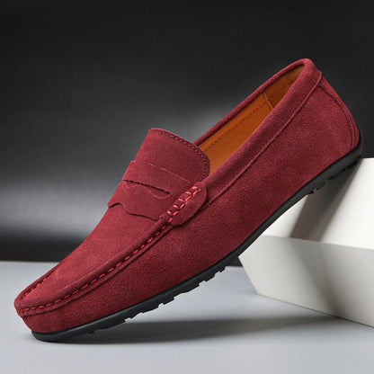 Lunaro – Classic Suede Loafers - E - moda