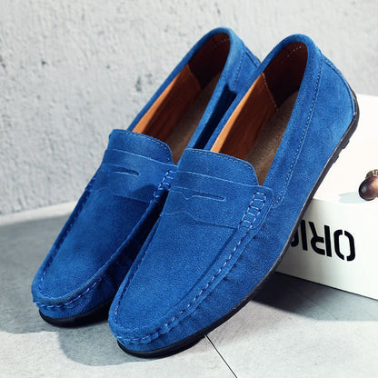 Lunaro – Classic Suede Loafers - E - moda