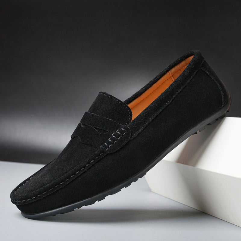 Lunaro – Classic Suede Loafers - E - moda