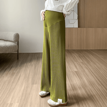 Nivara – Ribbed Maternity Trousers - E - moda