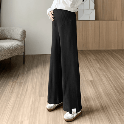 Nivara – Ribbed Maternity Trousers - E - moda