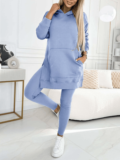 UrbanEase Set – Hoodie & Padded Leggings Combo - E - moda